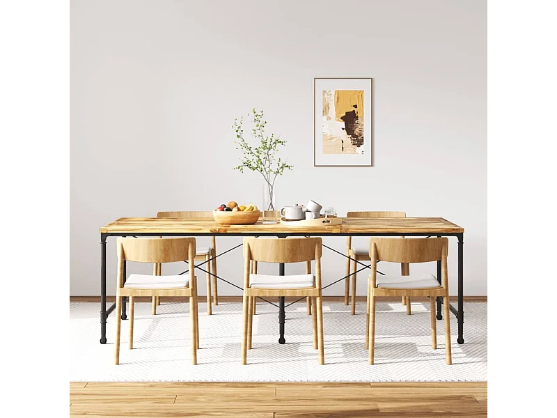 Table à manger Bois de manguier massif 240 cm