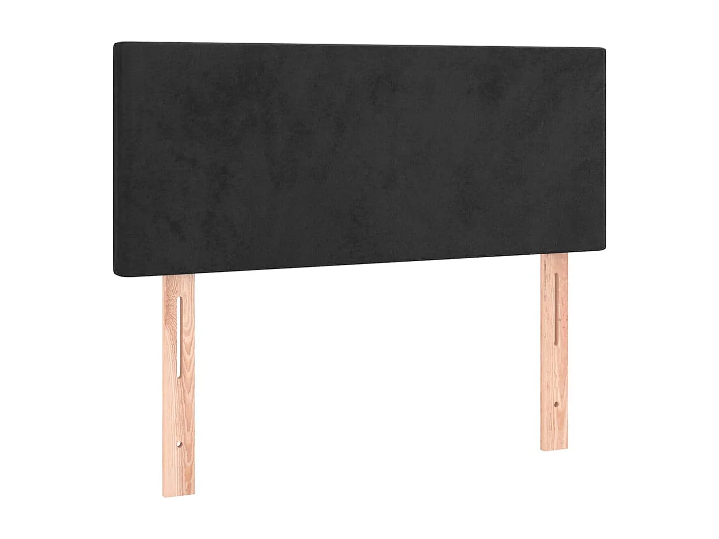 Letto a Molle con Materasso e LED Nero 120x200 cm in Velluto