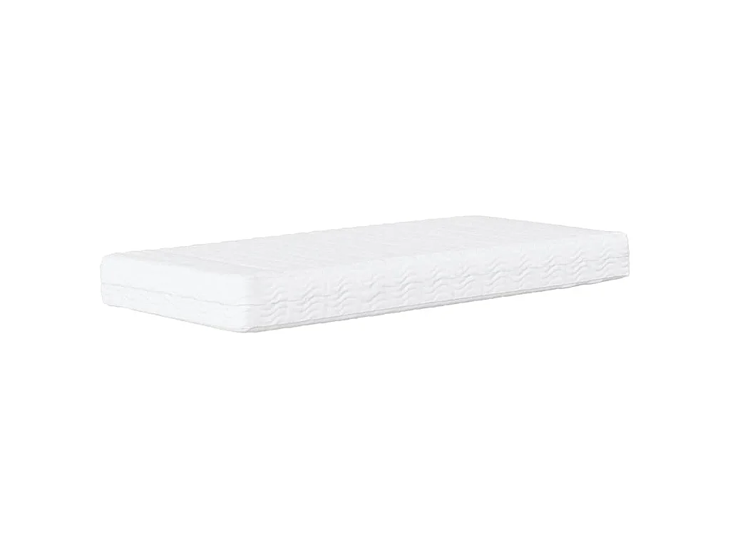 Sofá cama con colchón terciopelo amarillo 90x200 cm