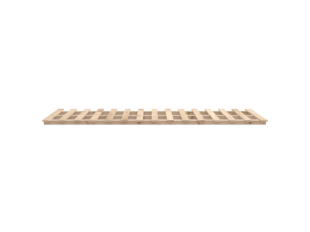 Cadre de lit sans matelas 140x200 cm bois massif de pin