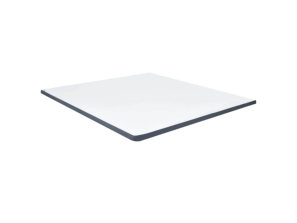 Sommier à lattes de lit Gris foncé Tissu 200x200 cm