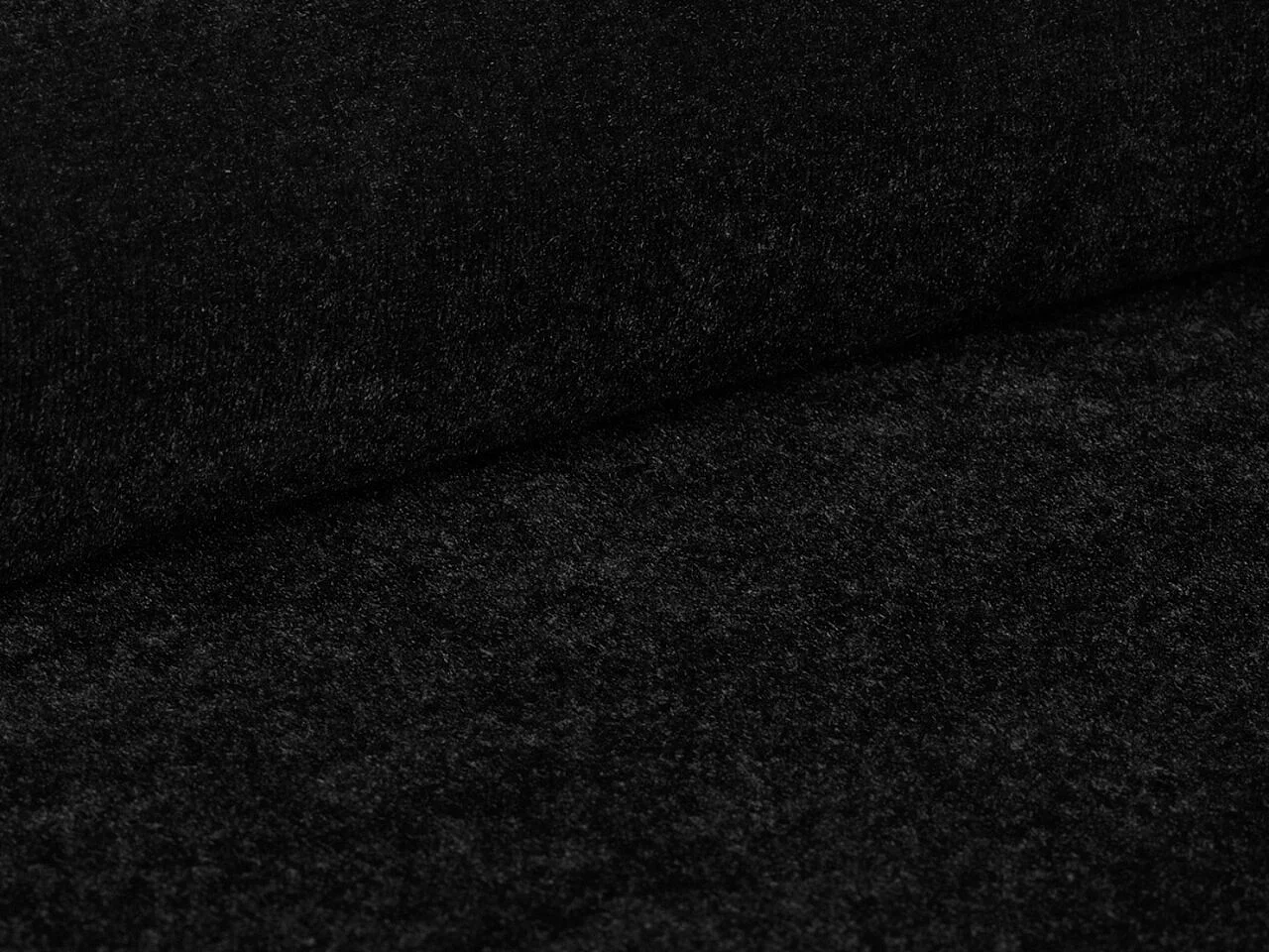 Lit rembourré avec rangement - 140 x 200 - lit double - velours - noir - Mali