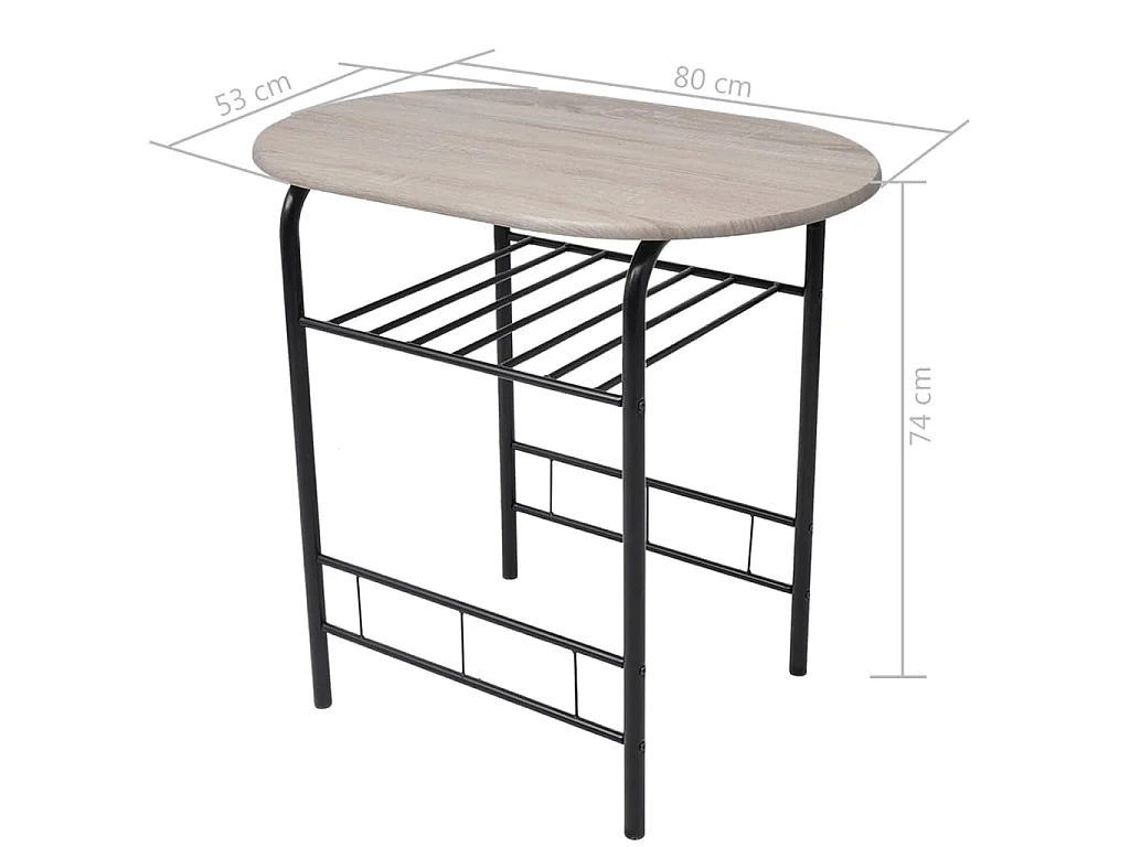 Frühstückstisch Bar-Set MDF