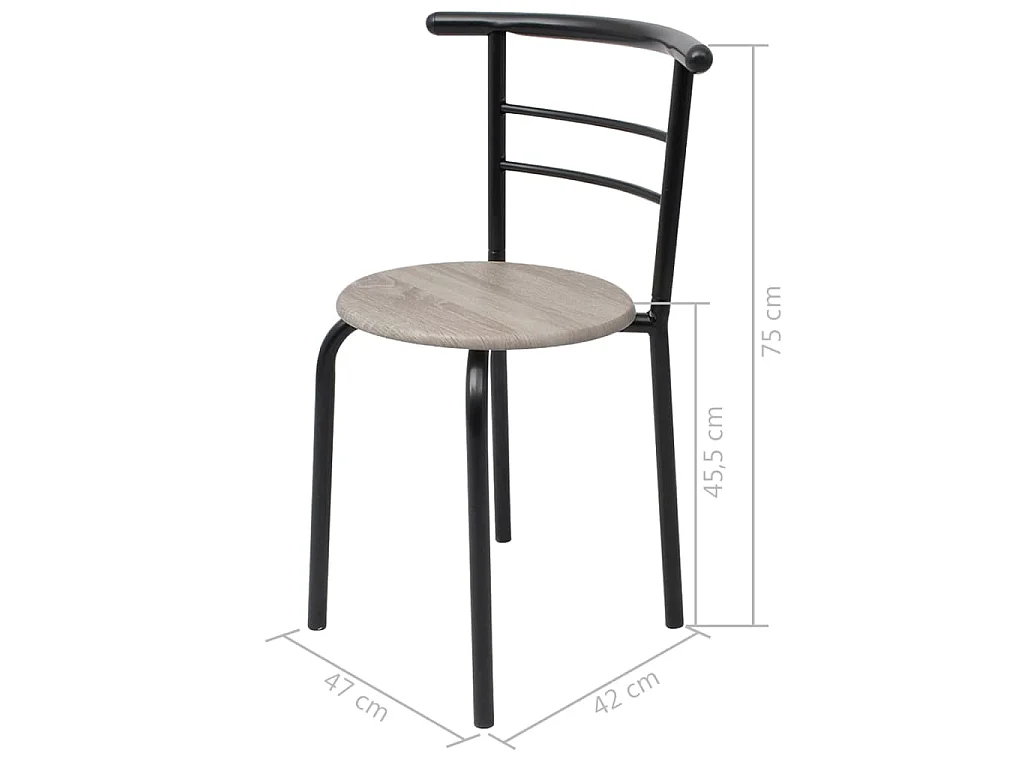 Frühstückstisch Bar-Set MDF