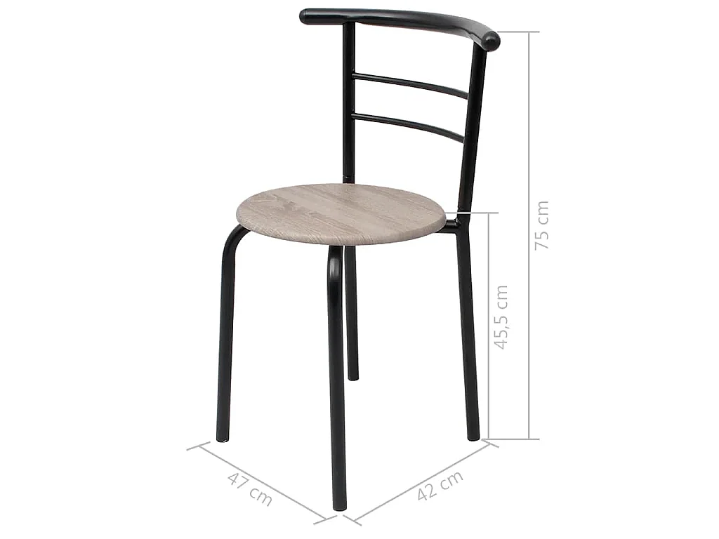 Conjunto de pequeno-almoço MDF