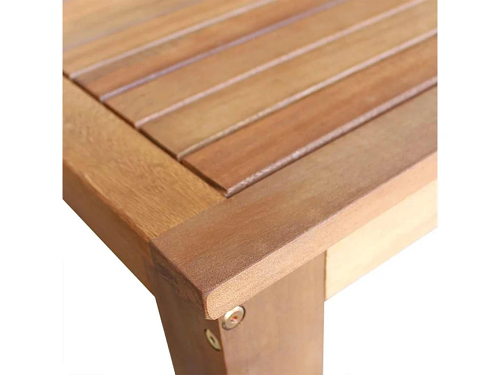 Table et tabourets de bar 7 pcs Bois d'acacia massif