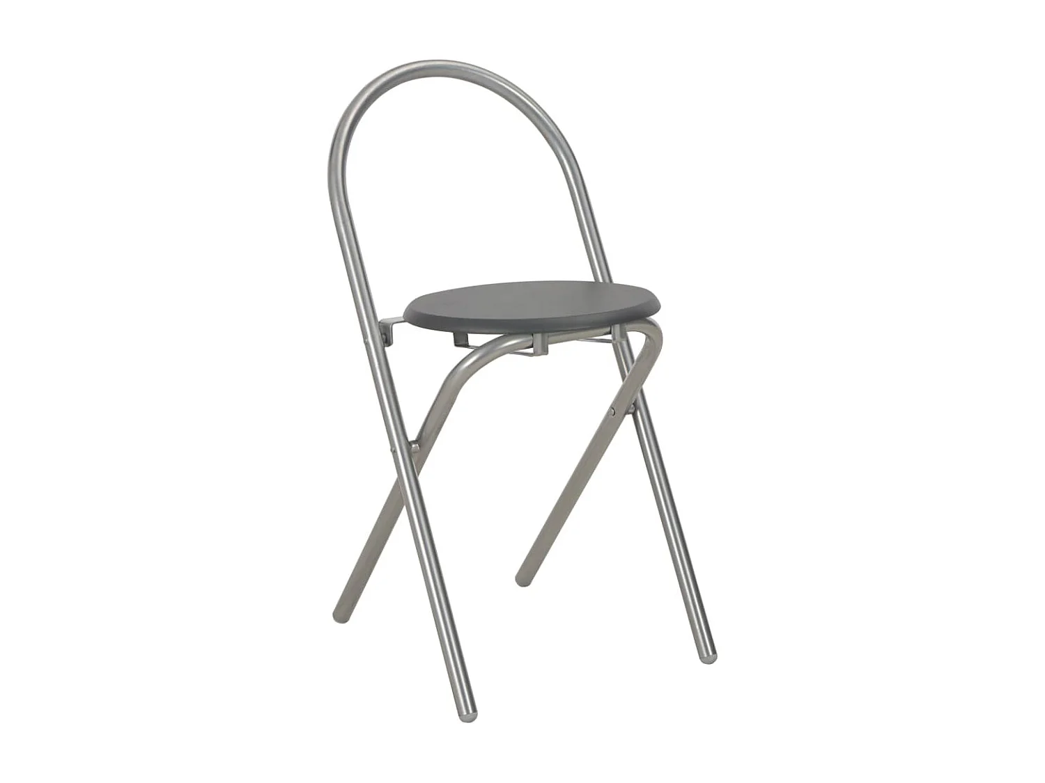 Ensemble à dîner pliant 3 pcs et étagère de rangement MDF acier