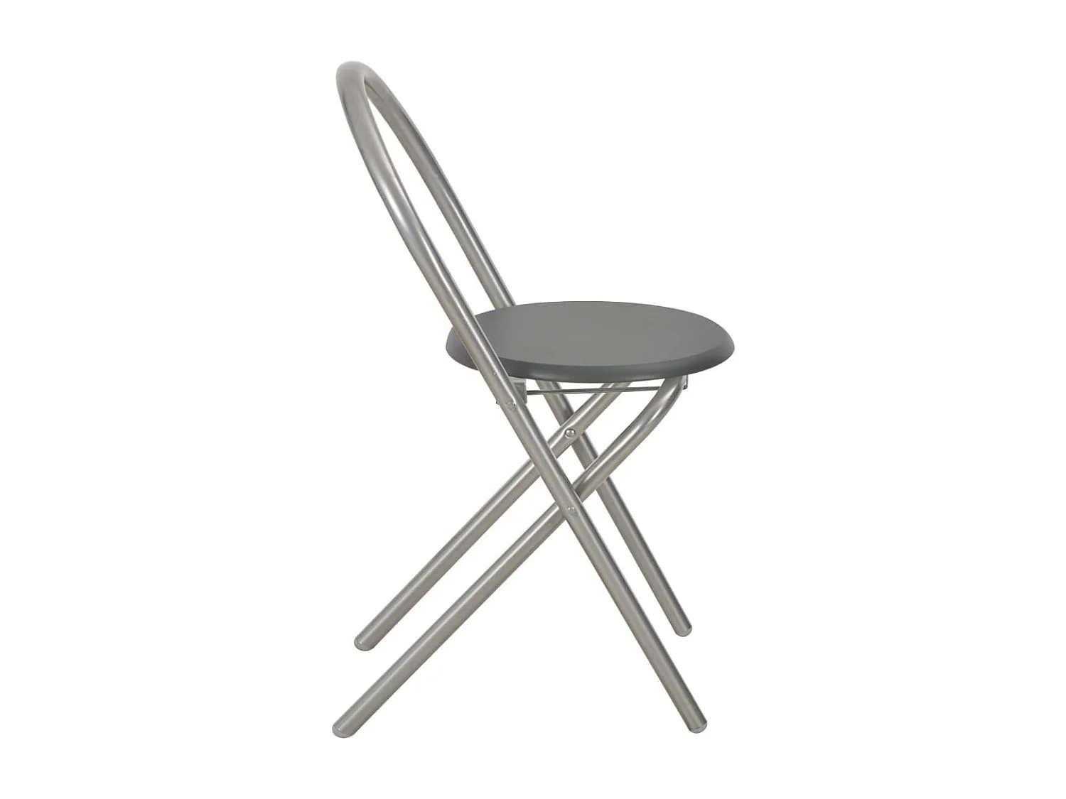 Ensemble à dîner pliant 3 pcs et étagère de rangement MDF acier