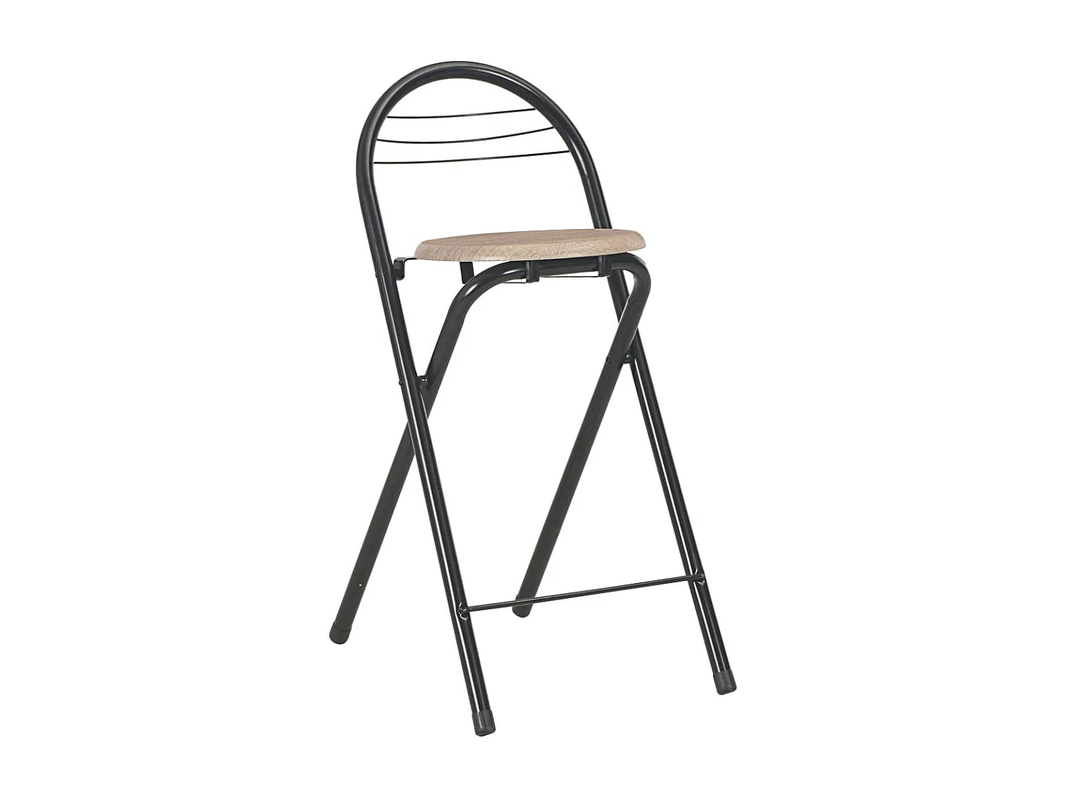 Ensemble de bar avec étagères 3 pcs Bois et acier