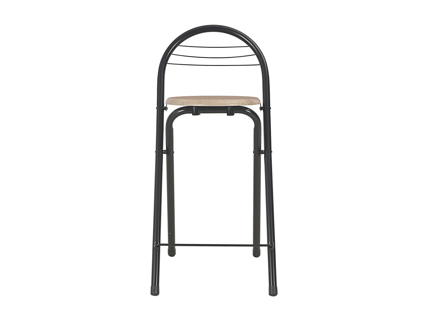 Ensemble de bar avec étagères 3 pcs Bois et acier