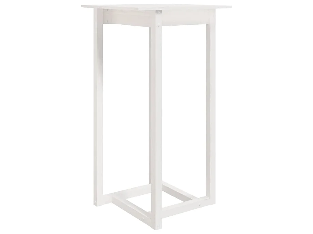 3-delige Barset massief grenenhout wit