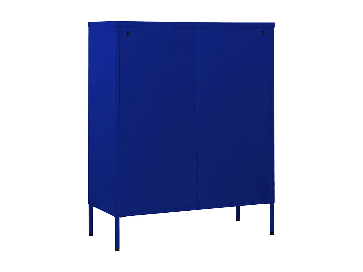 Commode Bleu marine 80x35x101,5 cm Acier