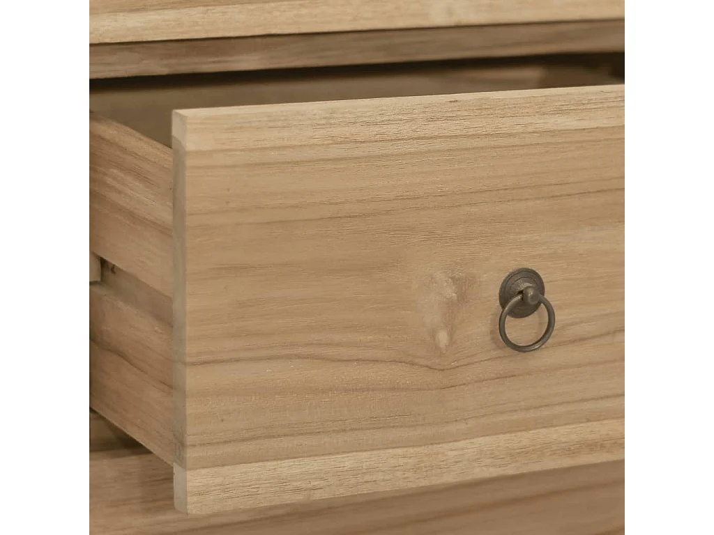 Commode 56x30x80 cm Bois massif de teck