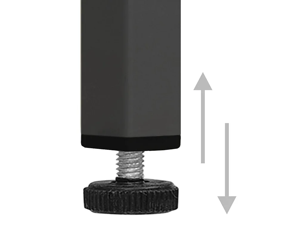 Ladekast 80x35x101,5 cm staal antracietkleurig