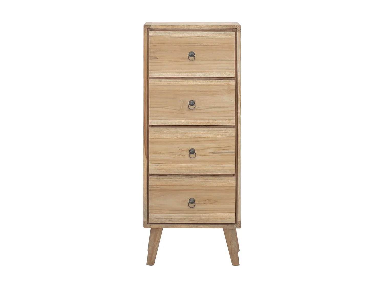 Commode 40x30x100 cm Bois massif de teck