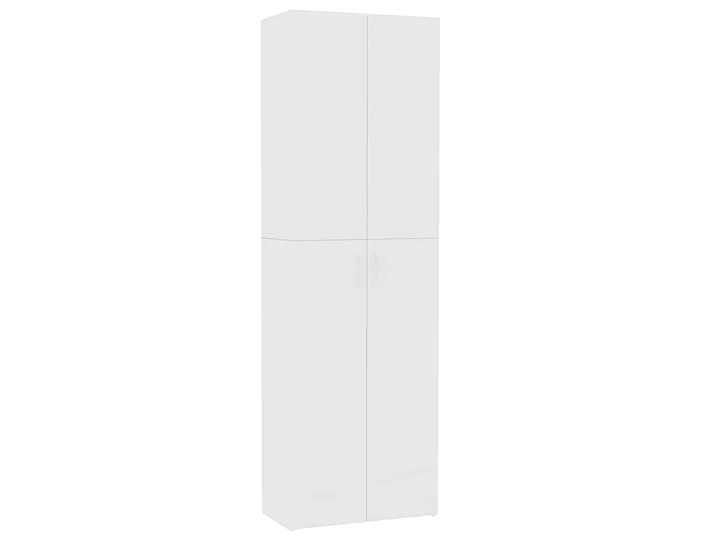 Armoire de bureau Blanc 60 x 32 x 190 cm Bois d'ingénierie