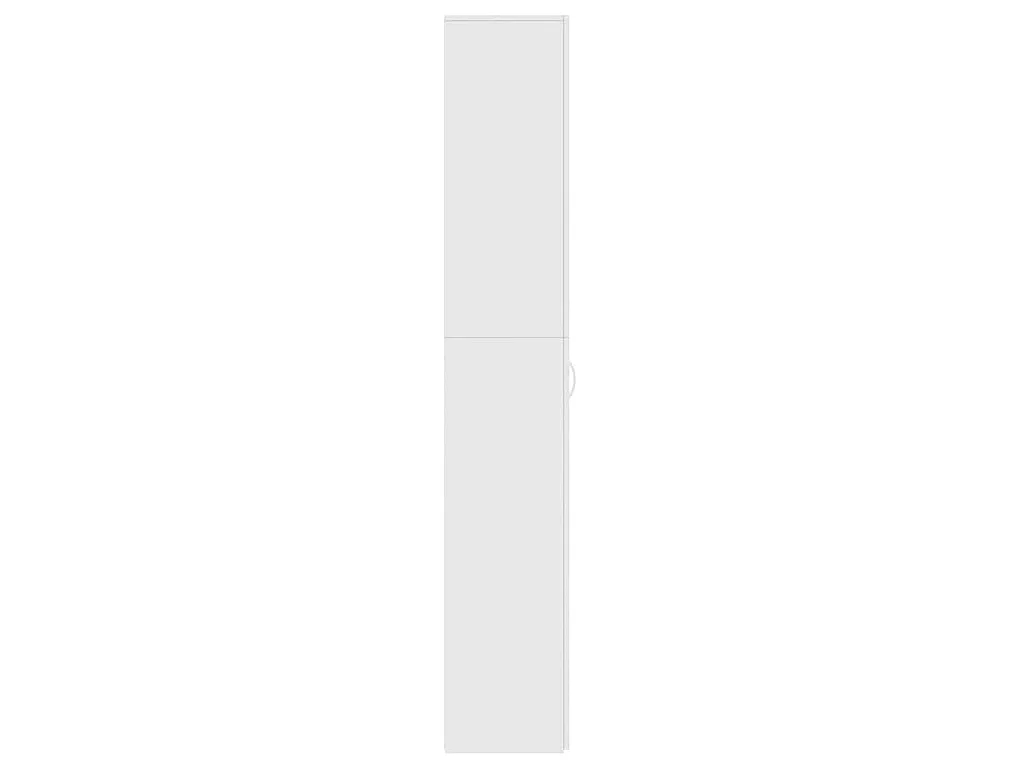 Armoire de bureau Blanc 60 x 32 x 190 cm Bois d'ingénierie