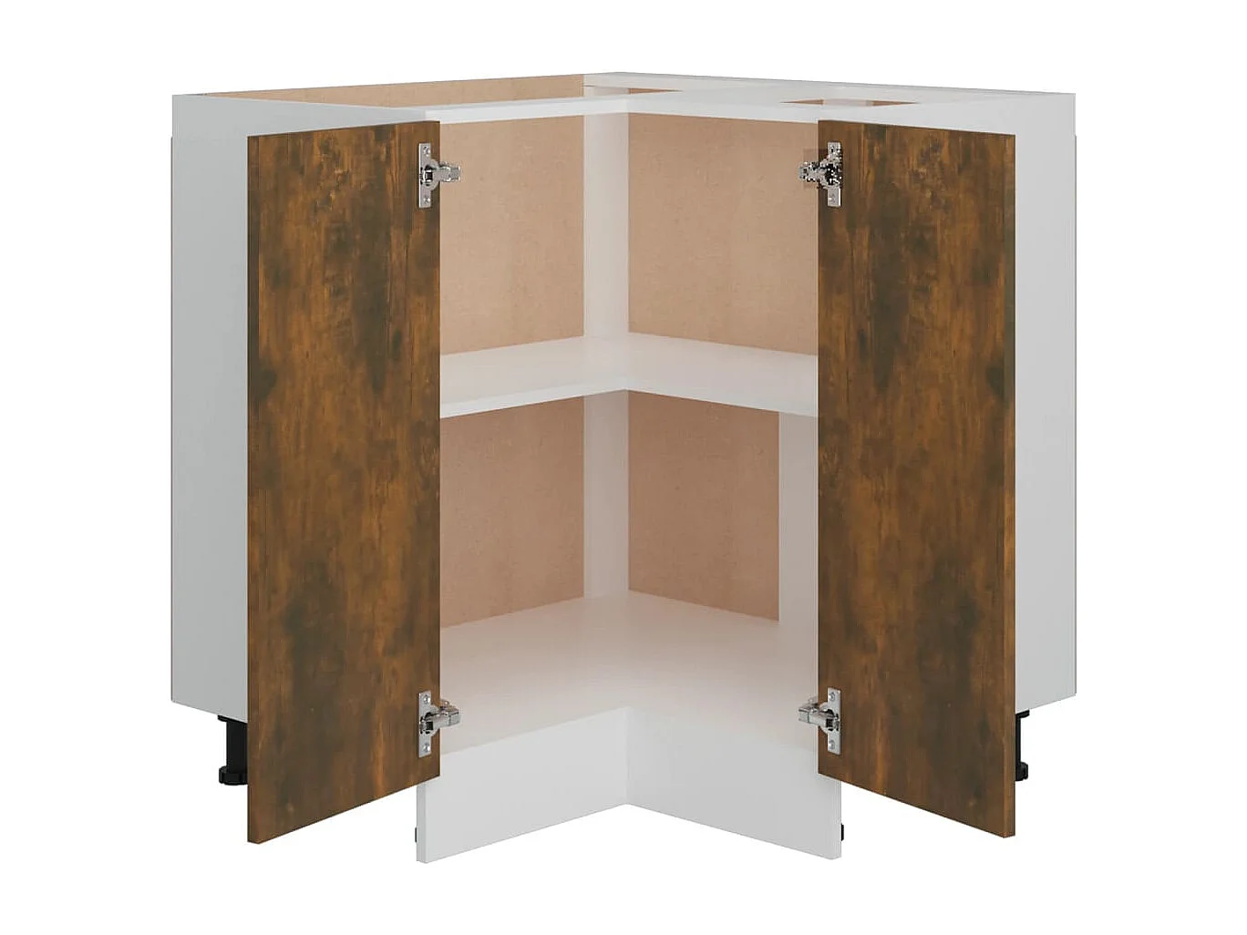 Meuble de cuisine "Lyon" Chêne fumé 75,5 x 75,5 x 81,5 cm Bois d'ingénierie