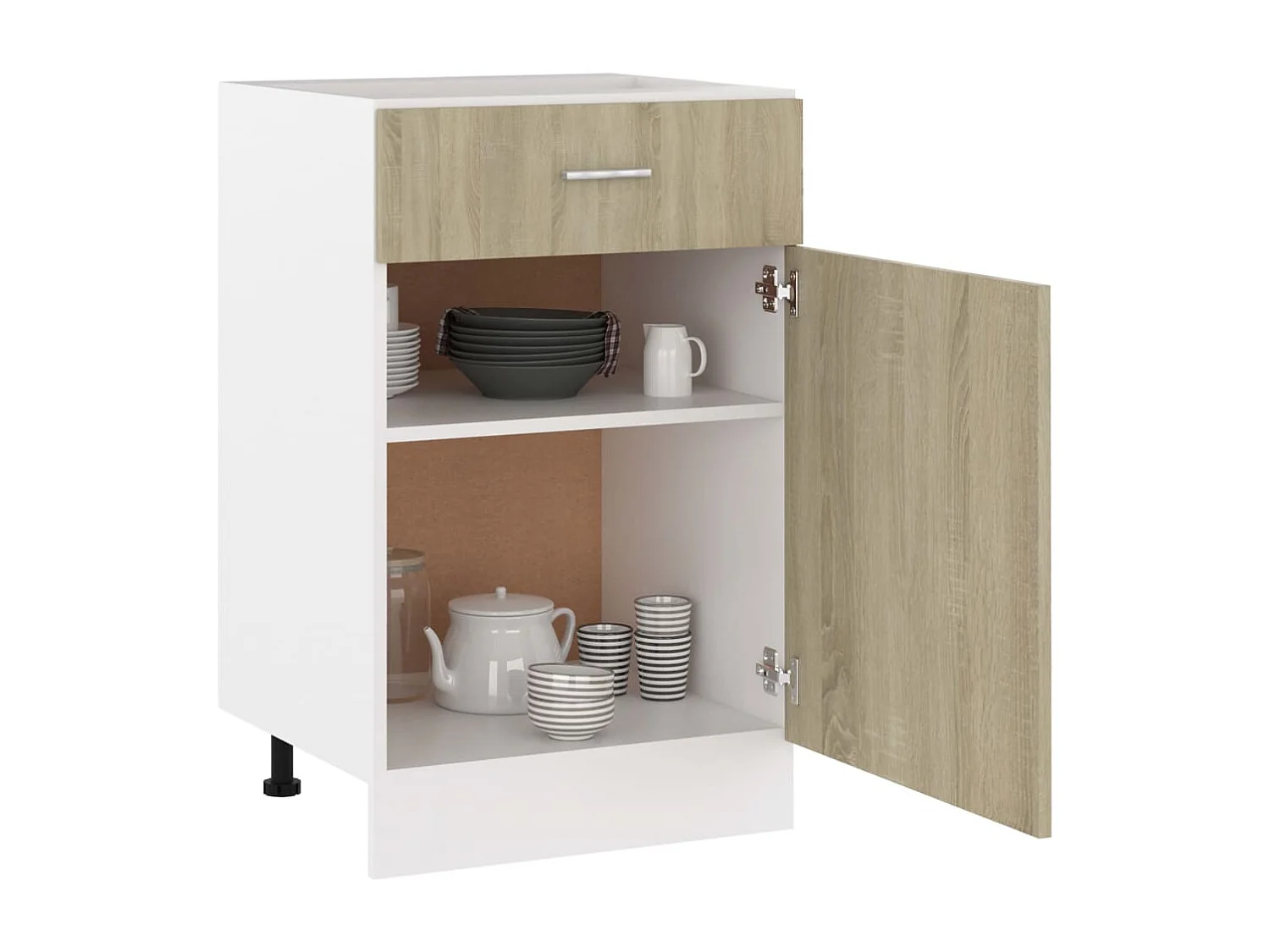 Onderkast met lade Lyon 50x46x81,5 cm sonoma eikenkleur