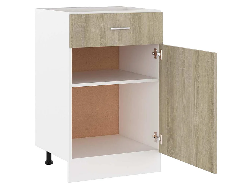 Onderkast met lade Lyon 50x46x81,5 cm sonoma eikenkleur