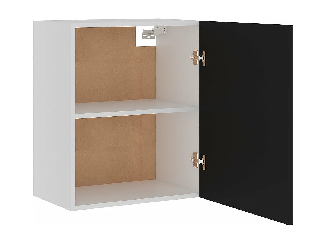 Mobile Pensile “Lyon” Nero 50x31x60 cm in Legno Multistrato