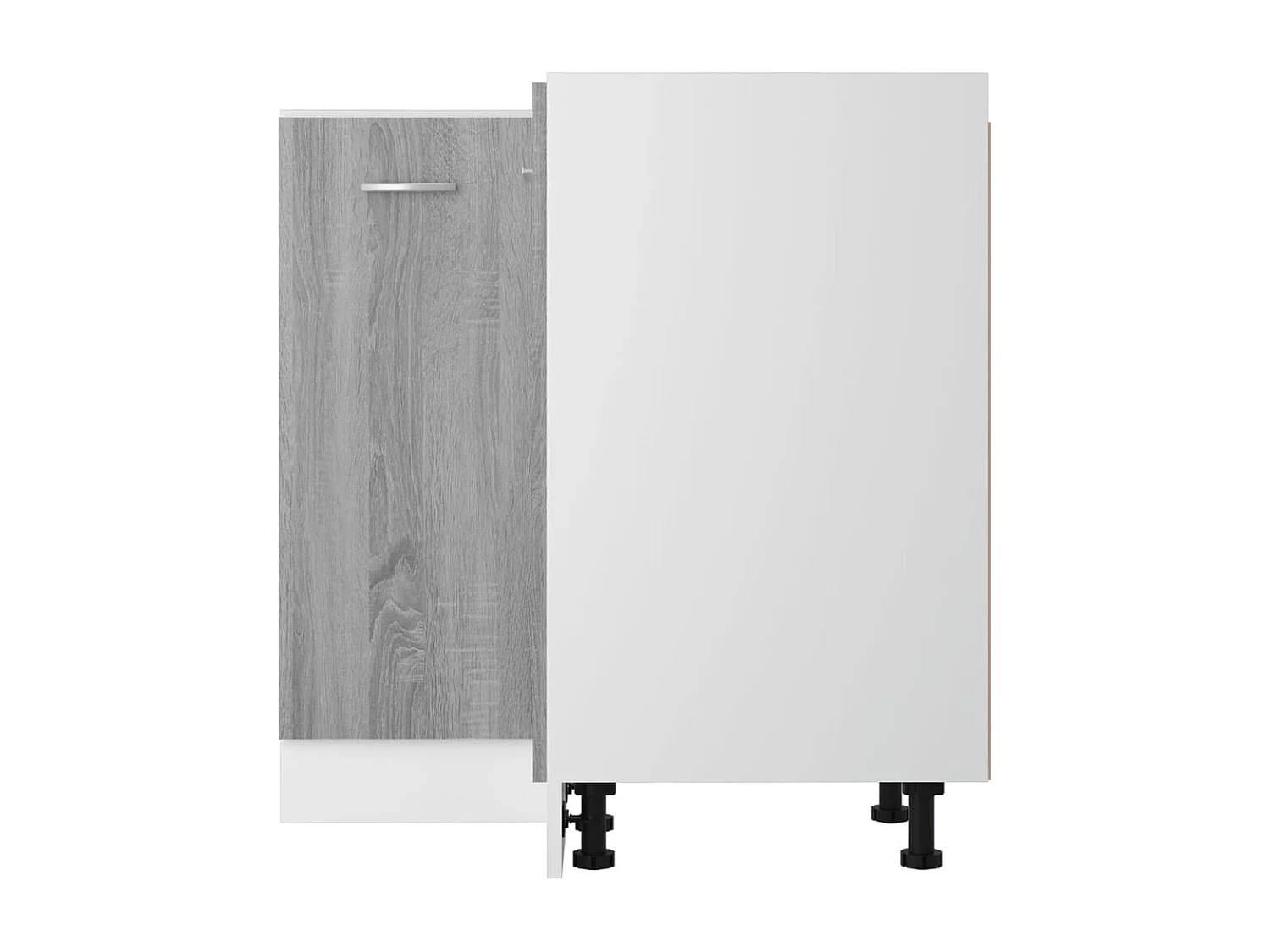 Küchenschrank Lyon Grau Sonoma 75,5x75,5x81,5 cm Holzwerkstoff