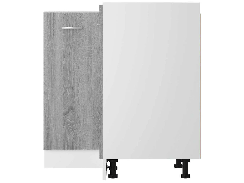 Armario de cocina Lyon gris Sonoma 75,5x75,5x81,5 cm