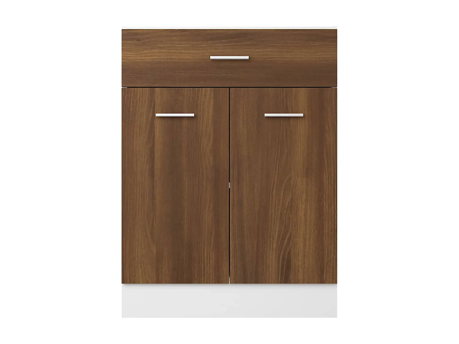 Armoire à tiroirs inférieure "Lyon" Chêne brun 60 x 46 x 81,5 cm Bois d'ingénierie