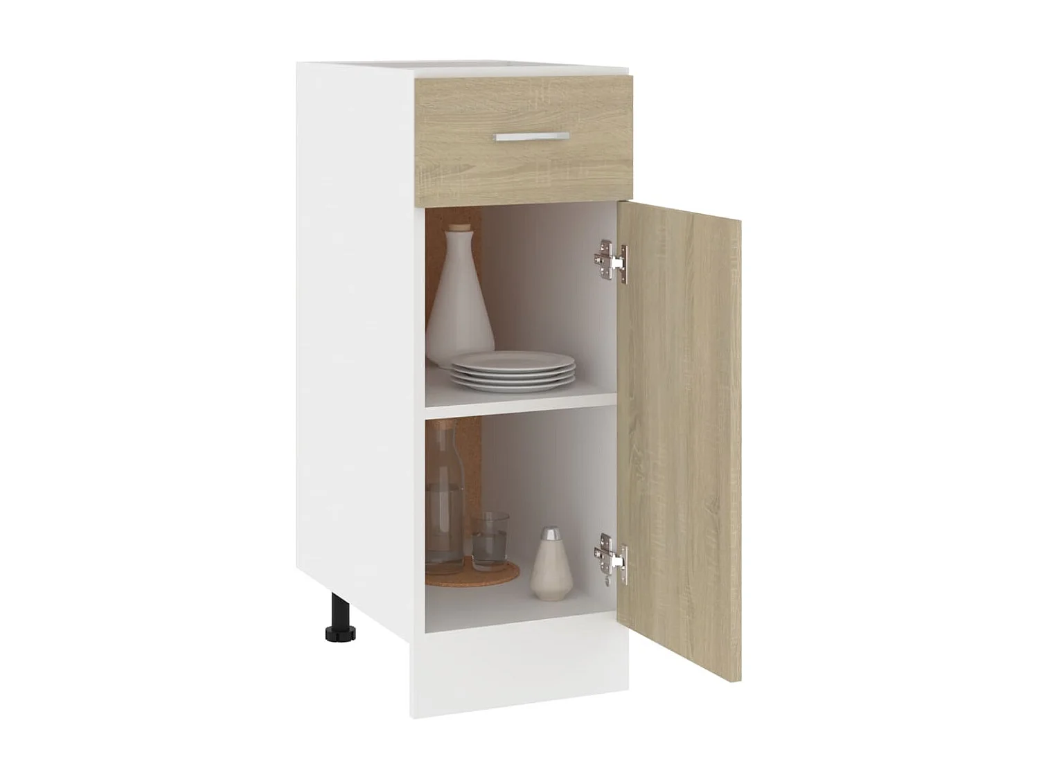 Armoire à tiroirs inférieure "Lyon" Chêne Sonoma 30 x 46 x 81,5 cm Bois d'ingénierie