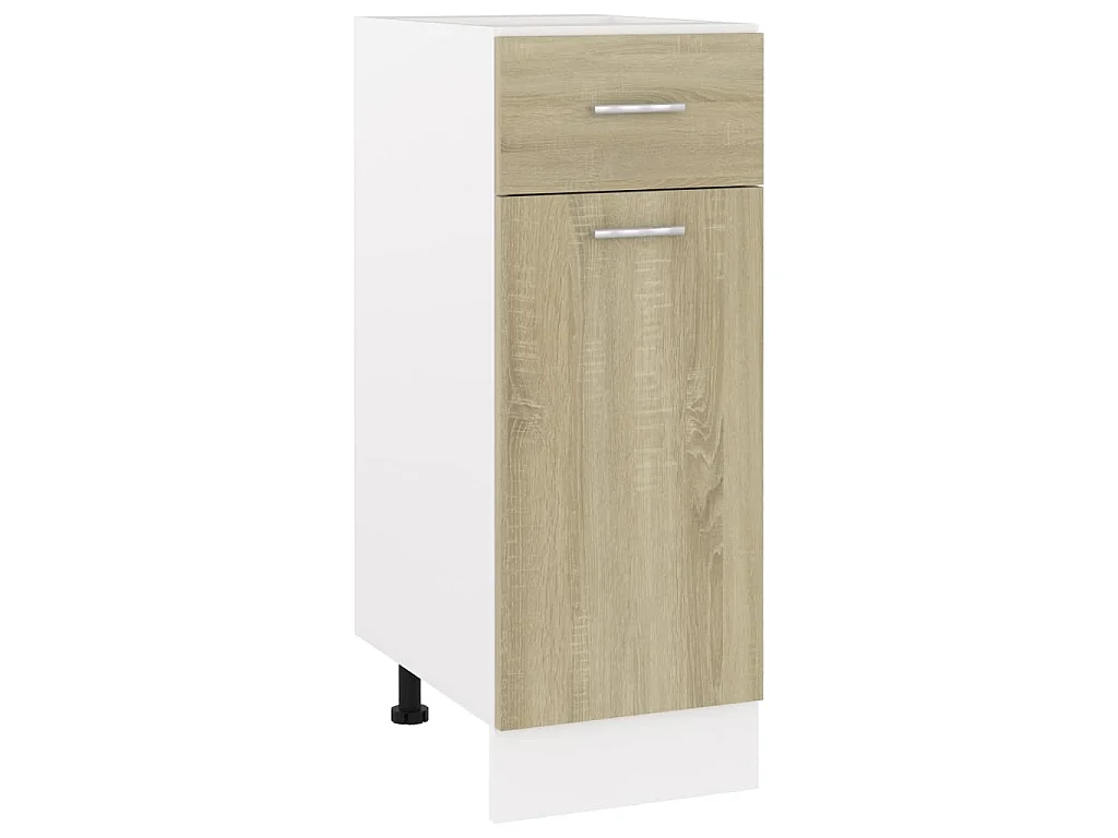 Armoire à tiroirs inférieure "Lyon" Chêne Sonoma 30 x 46 x 81,5 cm Bois d'ingénierie