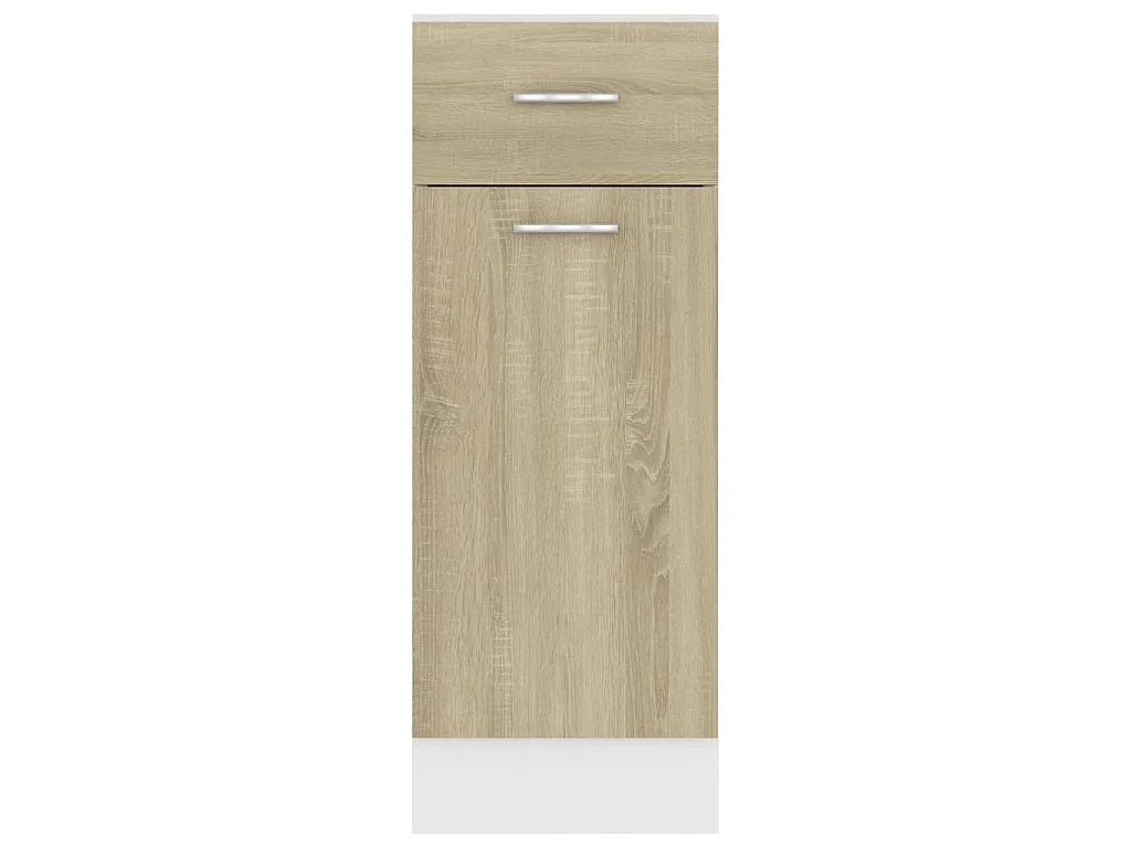 Armoire à tiroirs inférieure "Lyon" Chêne Sonoma 30 x 46 x 81,5 cm Bois d'ingénierie