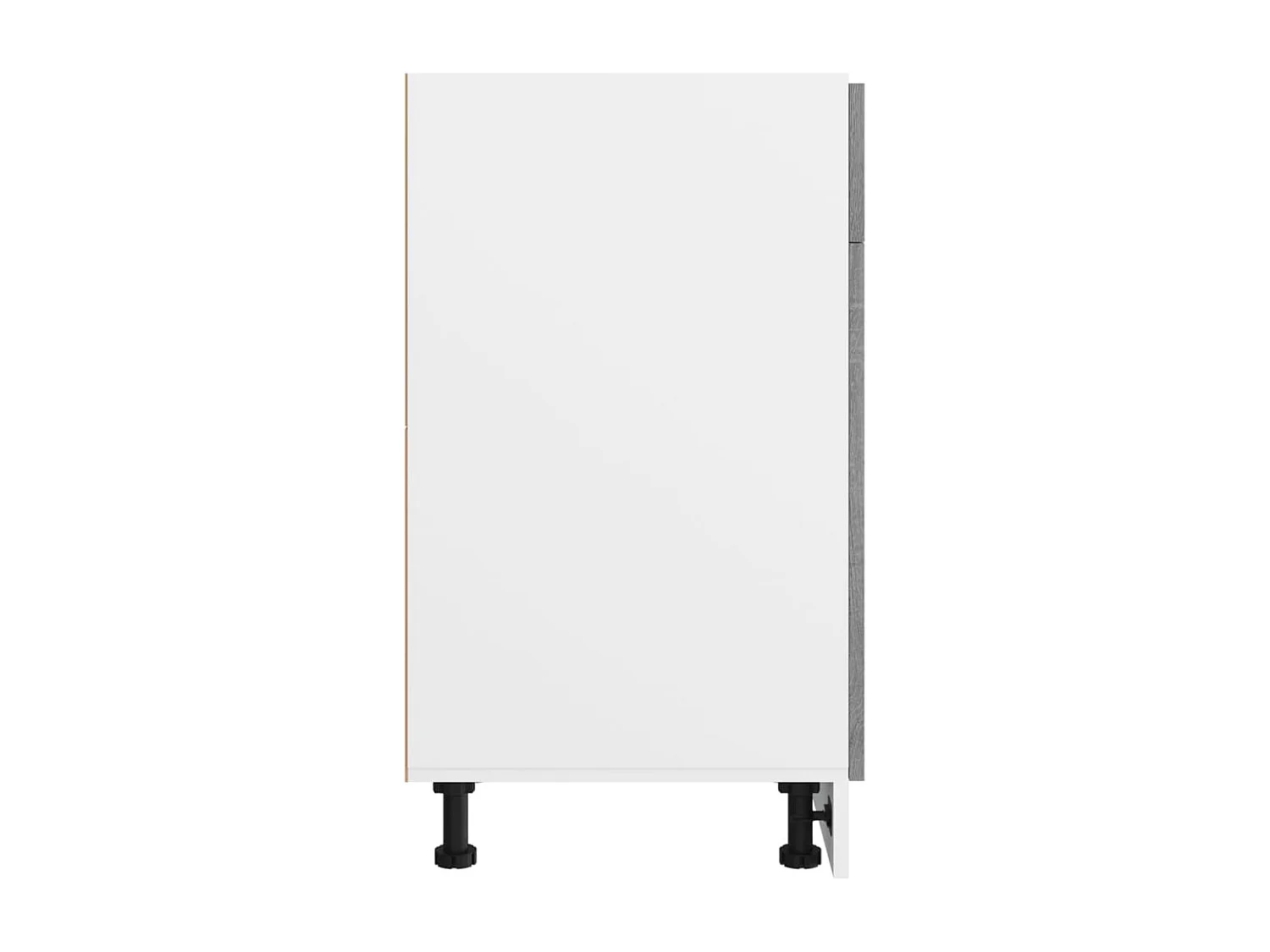 Armoire à tiroirs inférieure "Lyon" Gris Sonoma 40 x 46 x 81,5 cm Bois d'ingénierie