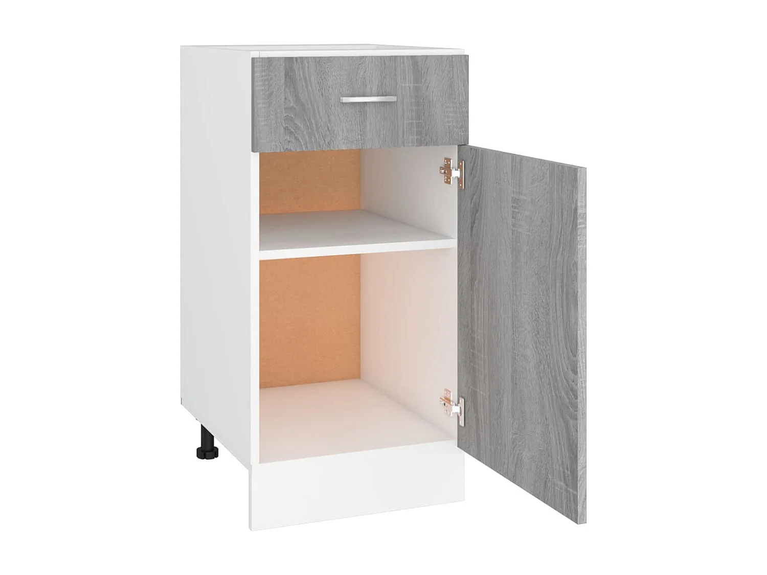 Armoire à tiroirs inférieure "Lyon" Gris Sonoma 40 x 46 x 81,5 cm Bois d'ingénierie