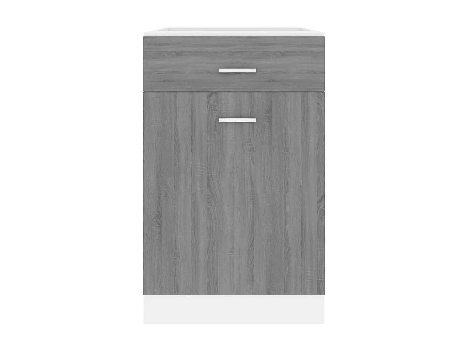 Armoire à tiroirs inférieure "Lyon" Gris Sonoma 50 x 46 x 81,5 cm Bois d'ingénierie