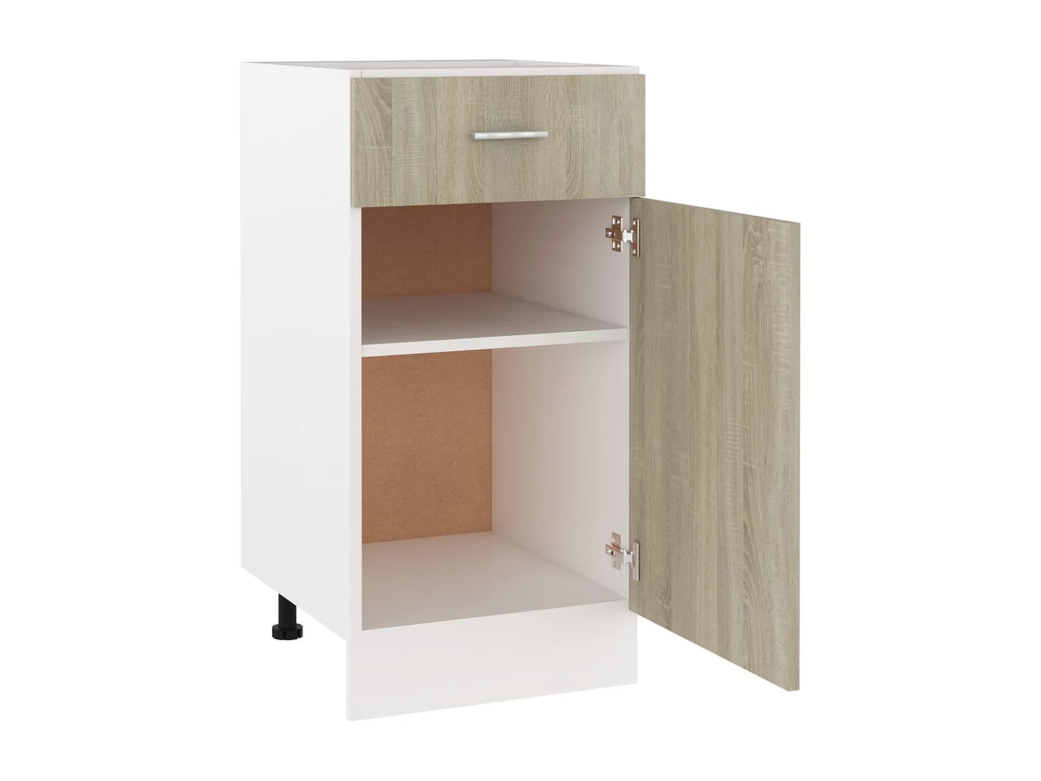 Armoire de plancher tiroir Chêne sonoma 40x46x81,5 cm Aggloméré