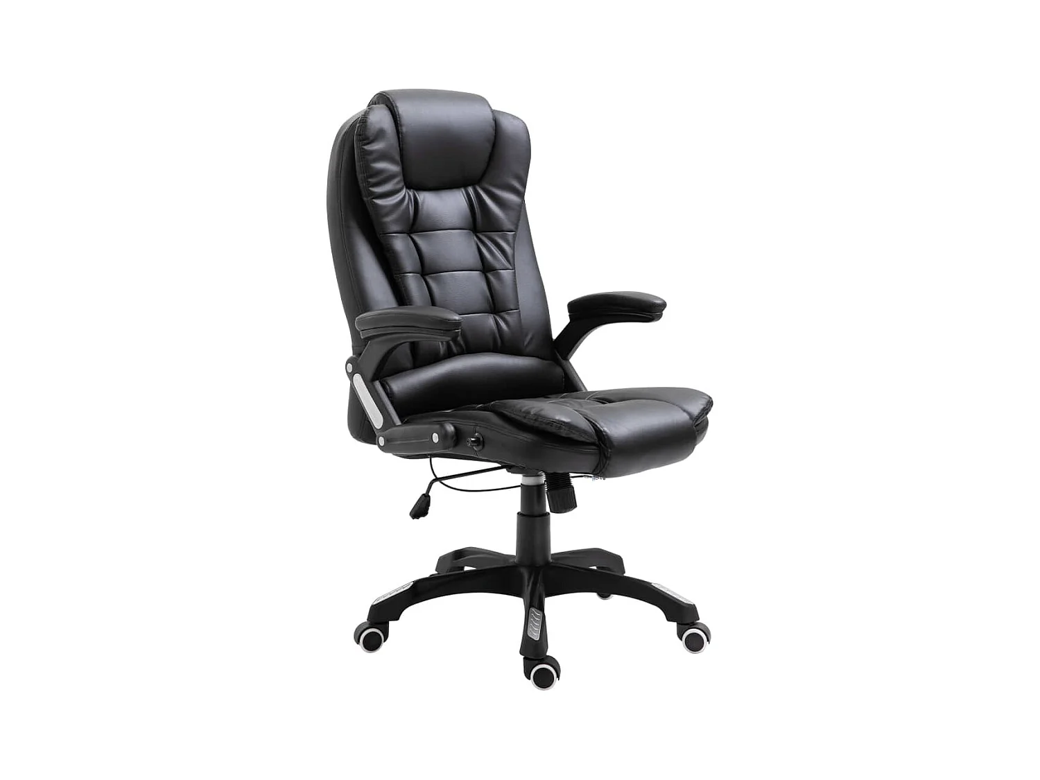 Sedia da Ufficio Nera in Similpelle