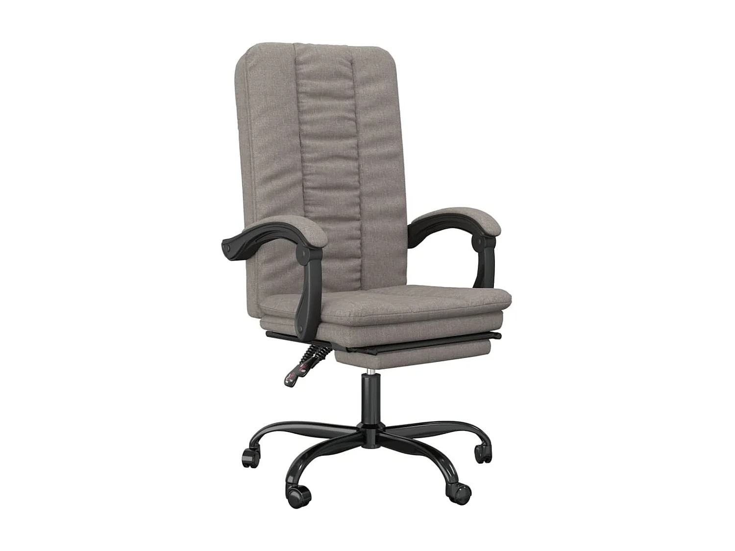 Fauteuil inclinable de bureau Taupe Tissu