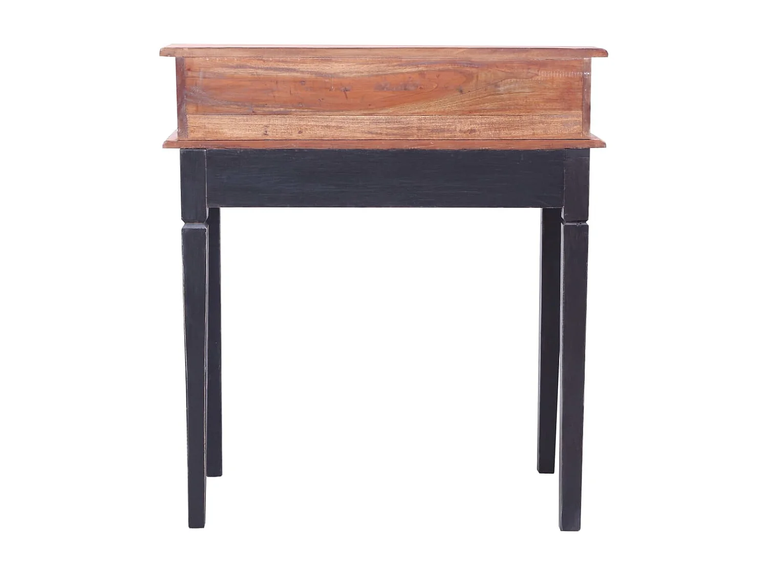 Escritorio con cajones madera maciza de caoba 90x50x101 cm