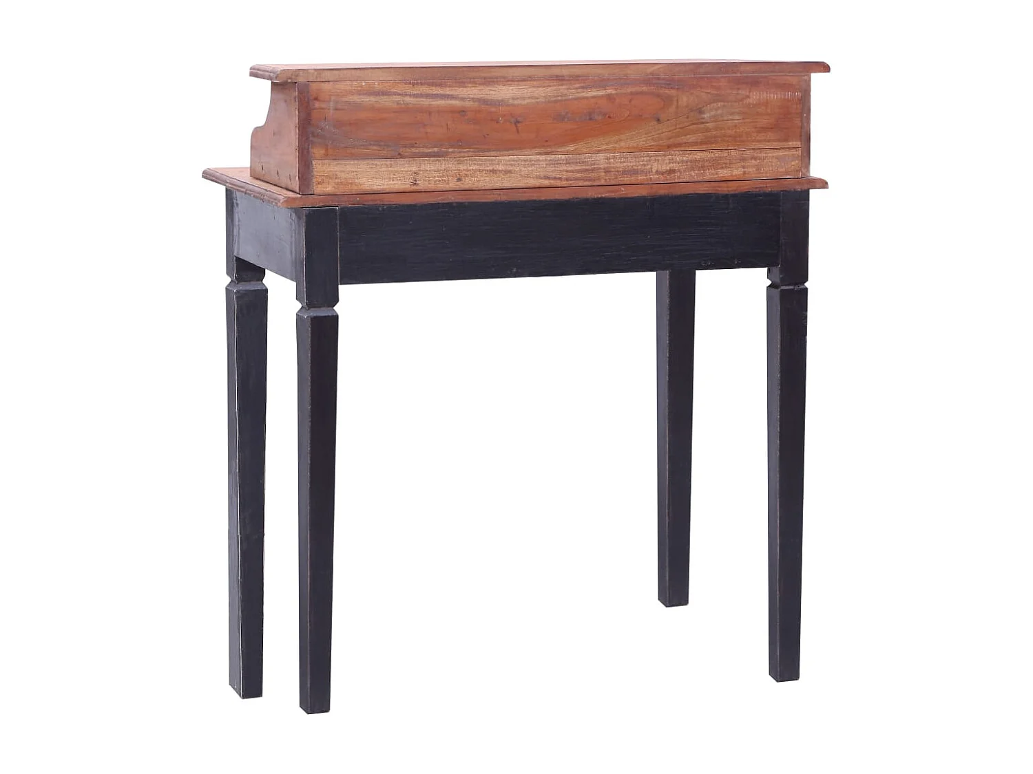 Escritorio con cajones madera maciza de caoba 90x50x101 cm