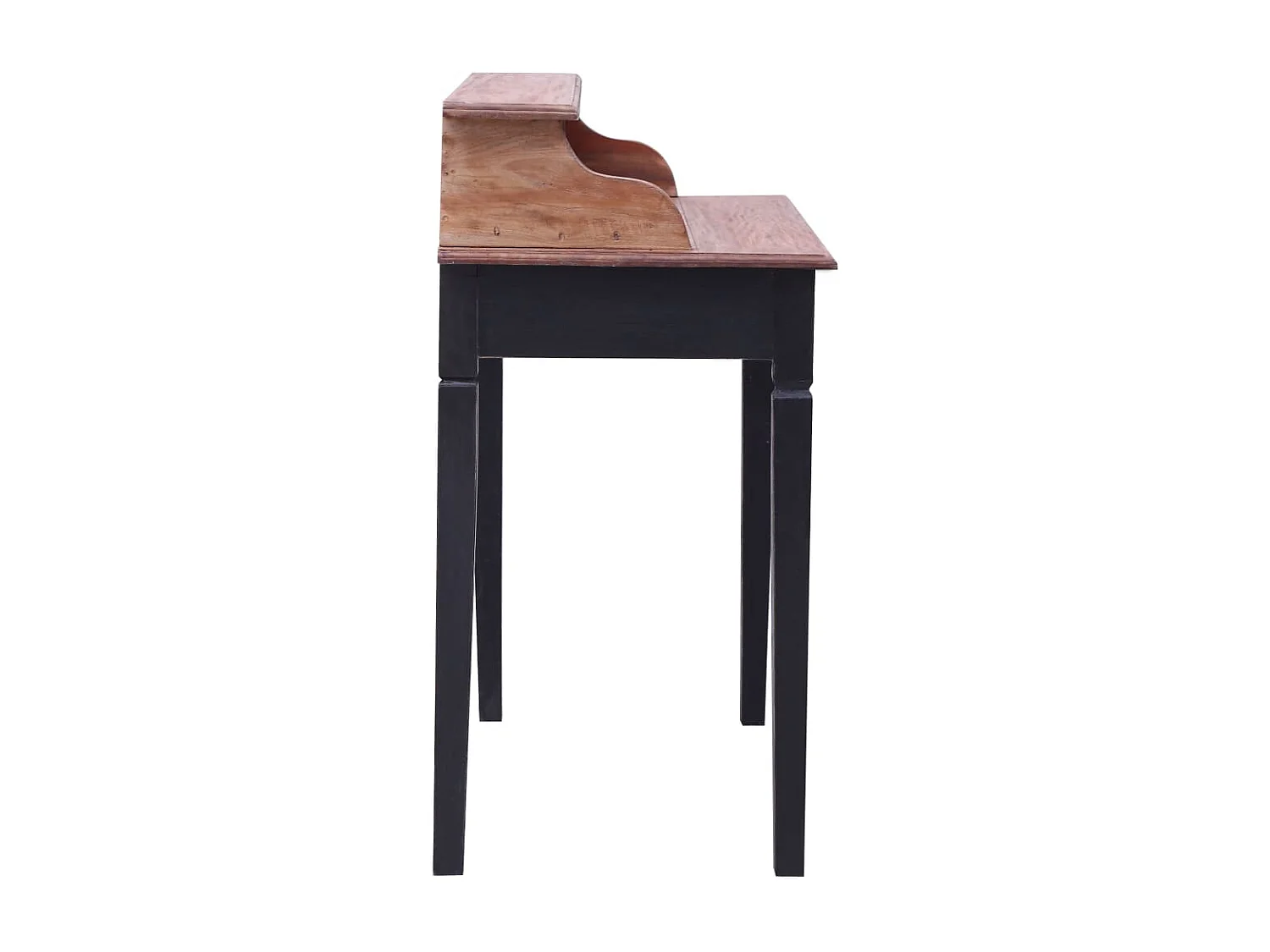 Escritorio con cajones madera maciza de caoba 90x50x101 cm