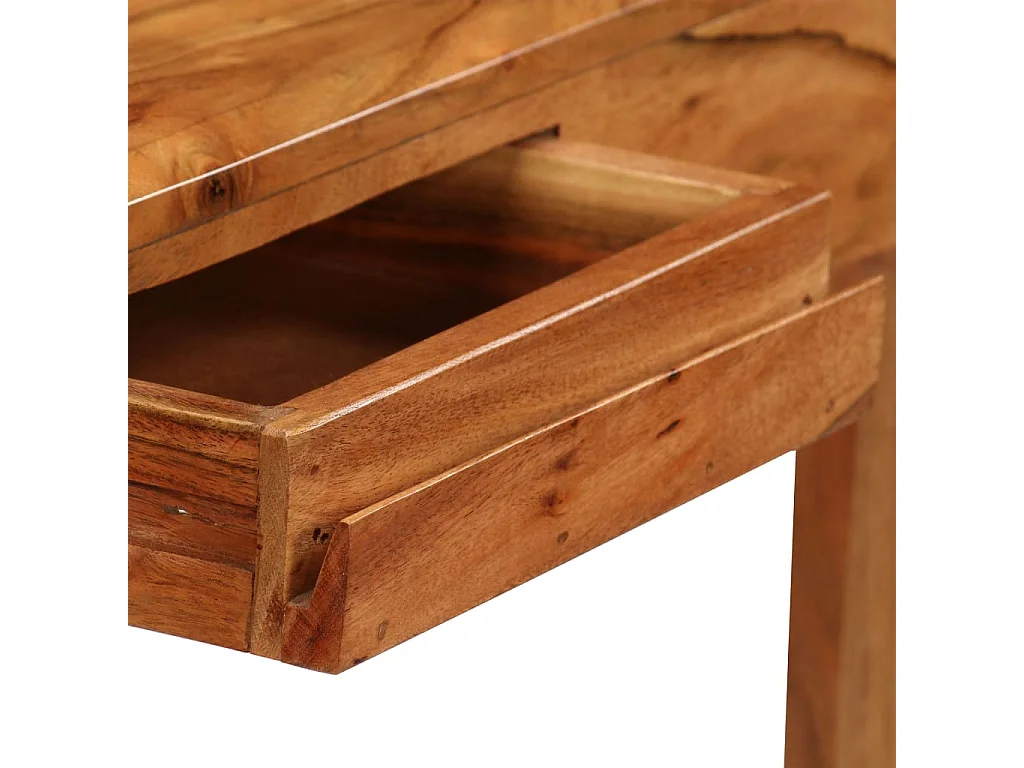 Schrijftafel met lades 88x50x90 cm massief hout