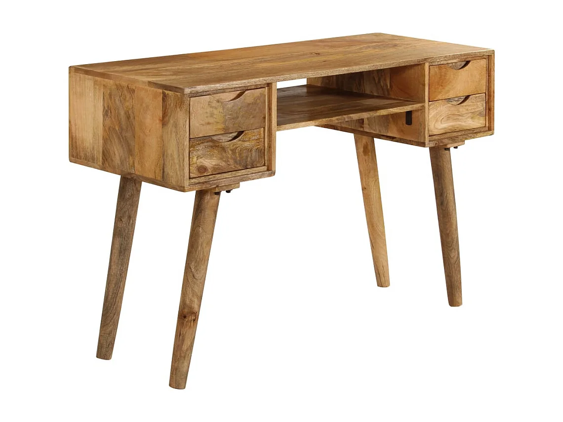 Schreibtisch Massivholz Mango 115×47×76 cm