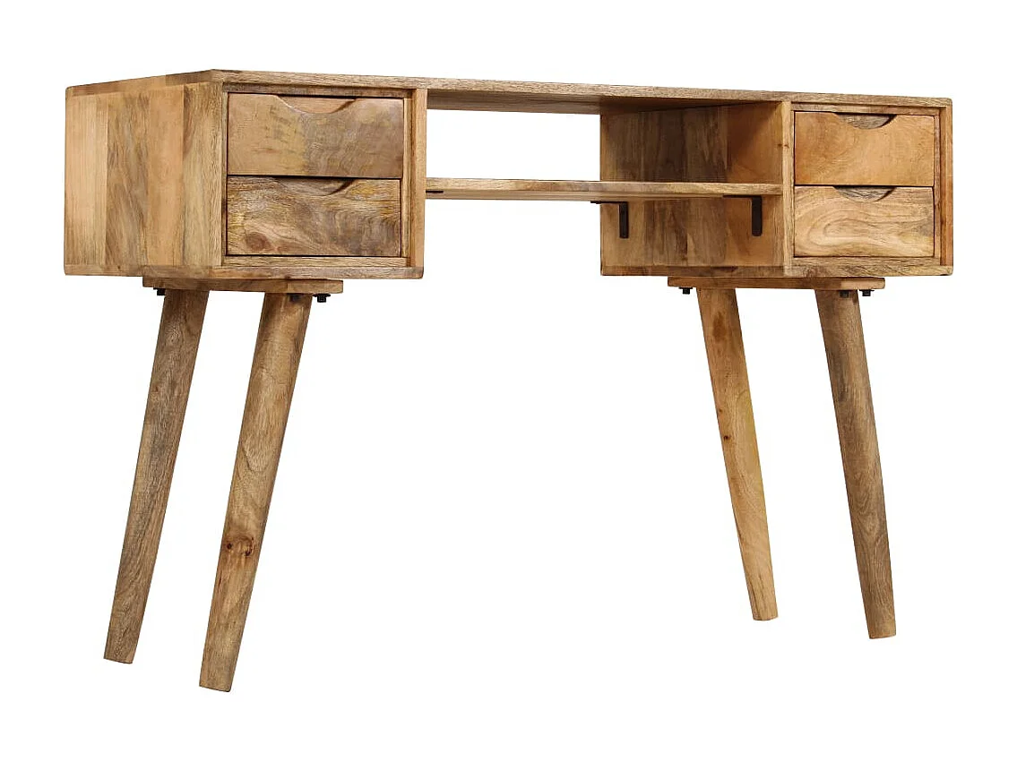 Schreibtisch Massivholz Mango 115×47×76 cm