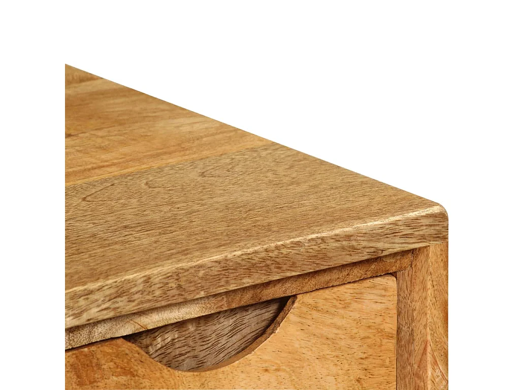Escritorio de madera maciza de mango 115x47x76 cm