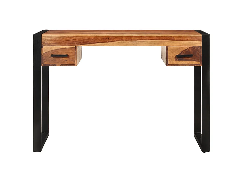 Bureau met 2 lades 110x50x77 cm massief acaciahout