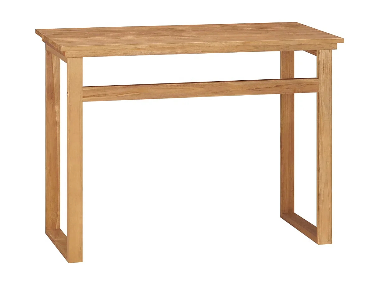Scrivania 100x45x75 cm in Legno Massello di Teak