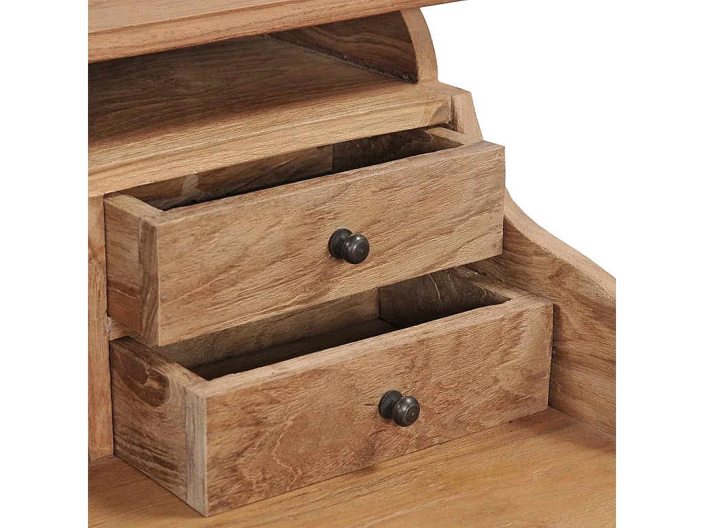 Bureau 90x50x100 cm massief teakhout