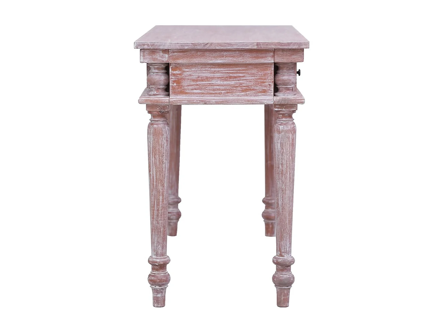 Secretária 115x50x78 cm madeira de mogno maciça