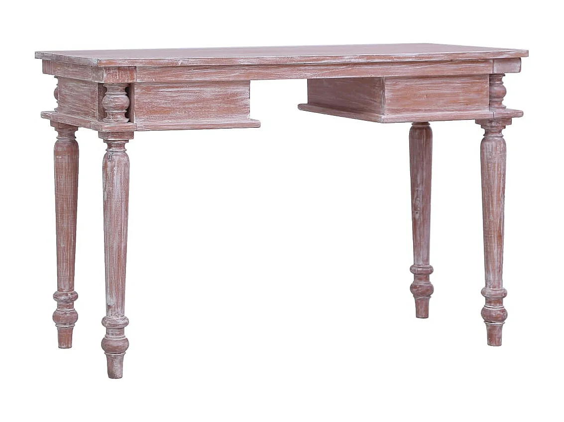 Secretária 115x50x78 cm madeira de mogno maciça