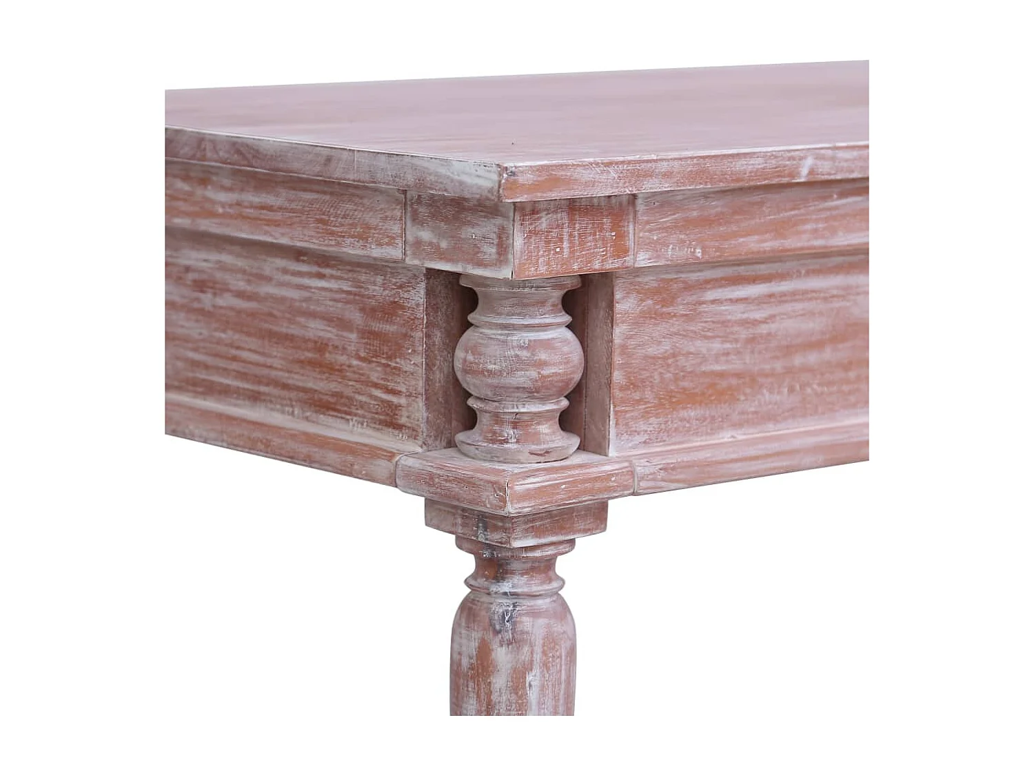 Secretária 115x50x78 cm madeira de mogno maciça